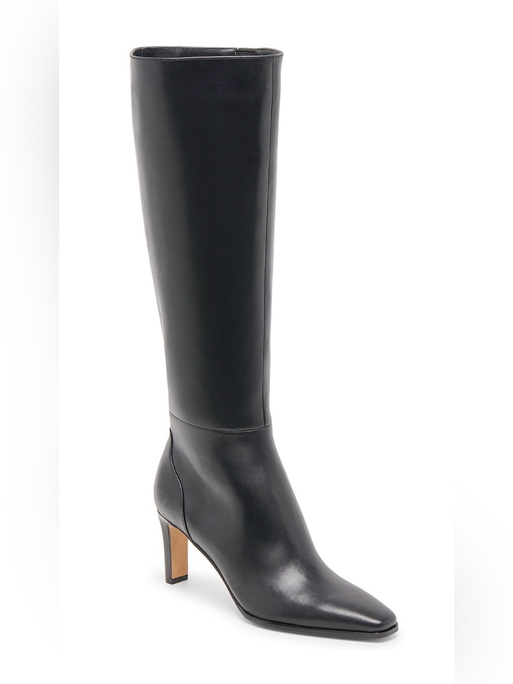 Dolce Vita Emmi Knee-High Tall Dress Boots Black Leather Size 7M